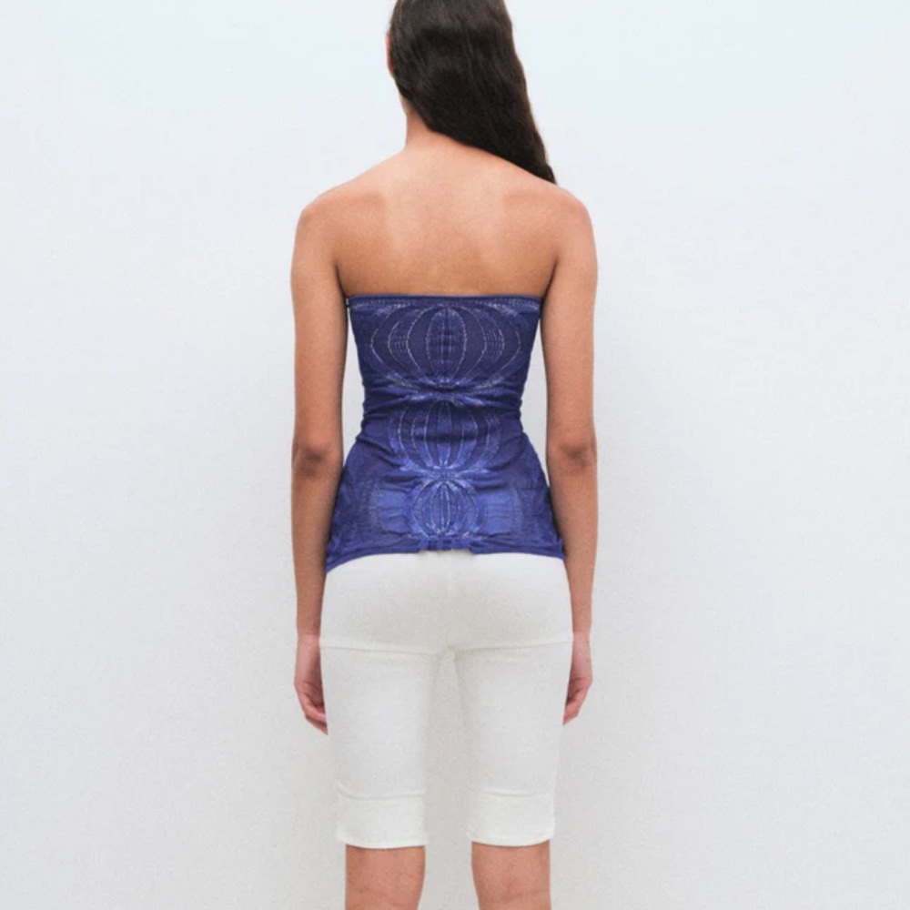 Gimaguas ete blue knot strapless top - Picture 4 of 4